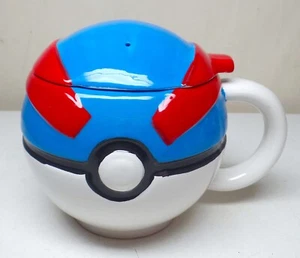 Just Funky Pokemon Great Ball Molded Mug with Lid ! - Picture 1 of 8