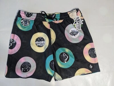 NEW SIZE XL Mens Volcom Boardshorts Polyester 17" Length Vent LP Stoney Trunk - Image 1 of 4