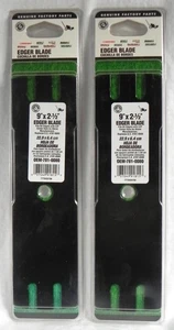 2 New "Genuine Factory Parts" Edger Blades, OEM-781-0080, 9"x2.5", by MTD USA - Picture 1 of 4