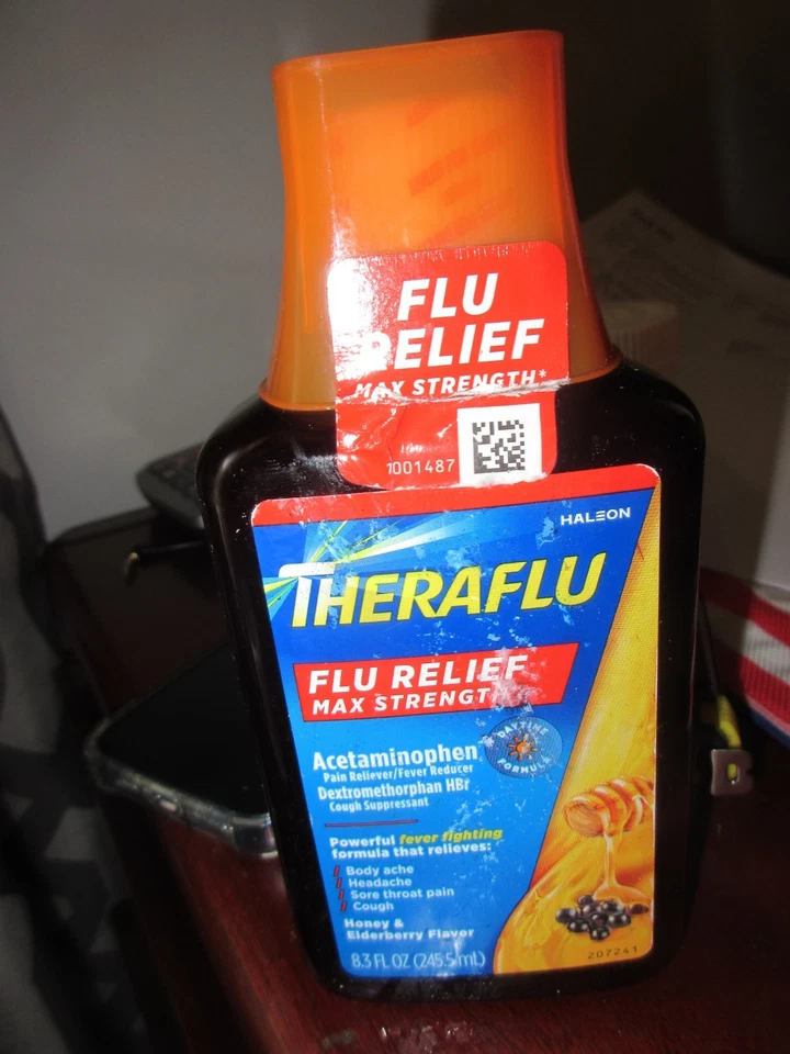 Theraflu Max Strength Daytime Pain Reliever / Fever Reducer Exp 07/31/2026 - Image 1 of 1
