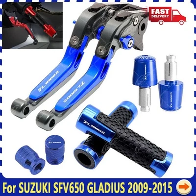 4PCS For SUZUKI TL1000R 1998-2003 CNC Brake Clutch Levers Handl Grips End Plug - Image 1 of 3