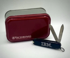 RARE Vintage IBM Branded Victorinox Swiss Army Knife In Tin NIB  - Picture 1 of 6