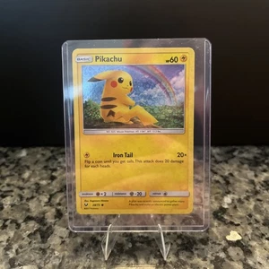 Pikachu Sequin Holo Shining Legends General Mills Promo Card 28/73 Pokemon TCG - Picture 1 of 7