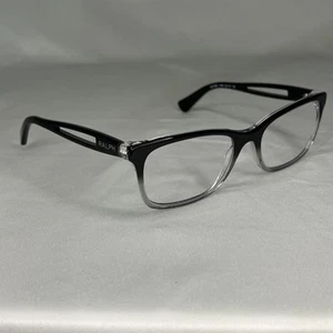 Ralph Lauren Eyeglasses Frames ONLY RA 7069 1448 Black Clear Rectangle 53-18-135 - Bild 1 von 8
