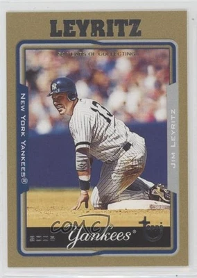 Topps 2005 edición exclusiva retirada oro/500 Jim Leyritz #99 Foto 1 de 2