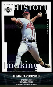 Tom Glavine 1998 Upper Deck History Atlanta Braves #362 - Picture 1 of 2