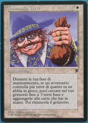 Land Tax Legends (ITALIAN) PLD White Uncommon MAGIC CARD (ID# 432649) ABUGames - Image 1 of 2