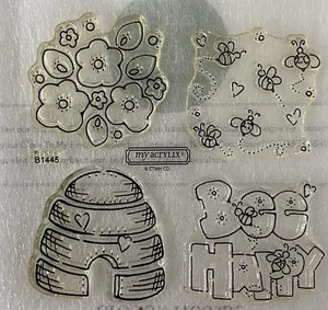 Close To My Heart ~ My Acrlix Stempelset ~ B 1445 Happy Hive - gebraucht - Bee’s - Hive - Bild 1 von 4