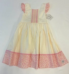 New with Tags Darling Mae by RicRac & Ruffles "Tied with a Bow" Size 7 Dress - Picture 1 of 4