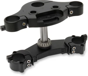 Arlen Ness Black Anodized Billet Aluminum 7 Deg. Raked Triple Tree 20-379 - Picture 1 of 1