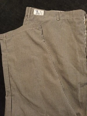 PANTALONES CHEF WEAR TALLA S 54-56-32 NUEVO Uniforme Culinario COOK Blanco y Negro Foto 1 de 4