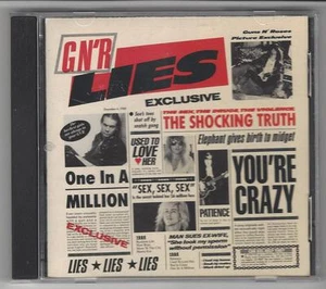 GN'R LIES Exclusive (1988 CD) Geffen - 9 24198-2 BMG - Reckless Life, Nice Boys - Picture 1 of 2