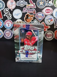 2024 TOPPS CHROME BASEBALL 7-PACK BLASTER BOX - Picture 1 of 6