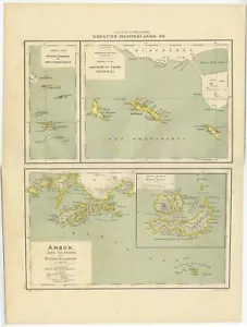 Antique Map of the West Indies and Ambon by Dornseiffen (1900) - Picture 1 of 1