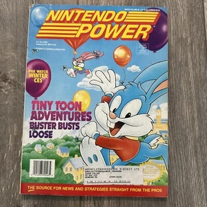 Nintendo Power Vol 46 Buster Busts Loose Magazine w/ Poster, Starfox Comic - Picture 1 of 9