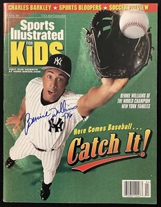Bernie Williams Signed Sports Illustrated Kids 4/1997 Yankees Autograph WSC JSA - Picture 1 of 5