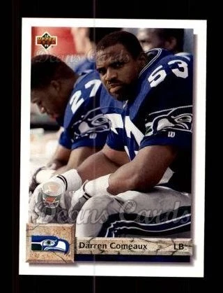 1992 Upper Deck #65 Darren Comeaux Seahawks Arizona St 8 - NM/MT - Image 1 of 1