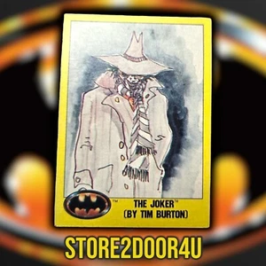 Topps Batman (1989 Series 2) #196 "The Joker (By Tim Burton) Trading Card - Bild 1 von 2