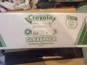 NUEVO en Caja Sellada CRAYOLA CLASSPACK Pasteles al Aceite 336 piezas 12 Colores Nunca Abiertos - Imagen 1 de 4