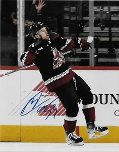 Foto firmata Michael Carcone Arizona Coyotes autografata 8x10 #2 originale - Foto 1 di 2