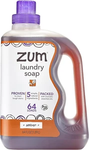 Indigo Wild Zum Clean Laundry Soap - Plant-Based Liquid Laundry Soap - Contains - Picture 1 of 12