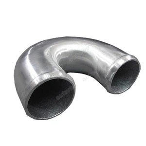 3.5" Cast Aluminium Elbow U 180 Deg for Intercooler Turbo Pipe Polished - Picture 1 of 1