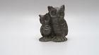 Vintage Spoontiques Pewter Owl Figure 3cm x 3.2cm