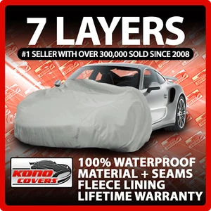 7 Layer Car Cover Indoor Outdoor Waterproof Breathable Layers Fleece Lining 3428 - Picture 1 of 12