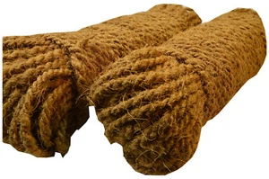 200 Meter Kokosgarn-Dholl Baumstrick 100% Kokosfaser Strick Seil Baum Strauch - Bild 1 von 2