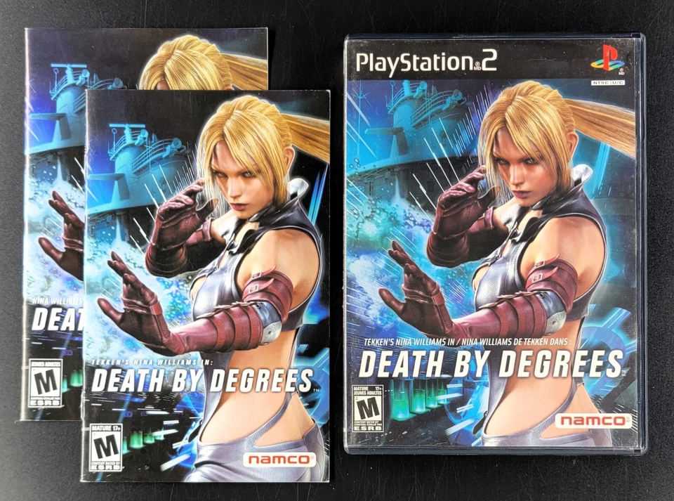 Death by Degrees (Sony PlayStation 2, 2005) Manual Artwork & Case Only - No Game - Image 1 of 3