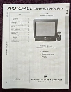 Sams Photofact 4071 Service Manual for JVC C-13910, C-13911 - Picture 1 of 1
