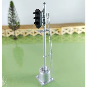 1 x HO scale model railroad 3 aspects block signal LED 3 colors light #K03Sp - Picture 1 of 5