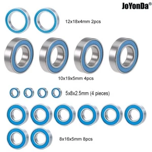 18 Stck. Blau Gummi abgedichtete Lager Kits für RC Redcat 1/8 Kaiju 6S Monstertruck - Bild 1 von 5