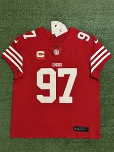 Authentic Nick Bosa San Francisco 49ers Nike Vapor Elite Jersey Size 48/XL - Picture 1 of 12