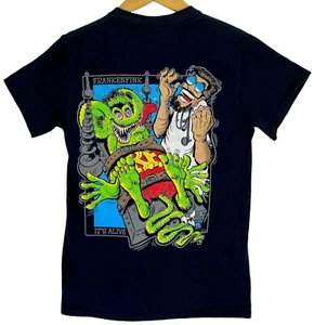 Camiseta Rat Fink Frankenfink Ed Big Daddy Roth Negra Unisex Camiseta S-5XL CB171 - Imagen 1 de 4