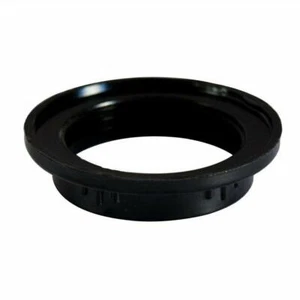 -2x Adattatore Collare Paralume Nero o Bianco E14 / Portalampada Lampadina T5D4 - Foto 1 di 11