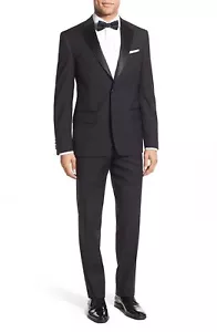 BH Men's Single Breasted Slim Fit Notch Lapel 2-Piece Tuxedo Set - CLEARANCE - Picture 1 of 2