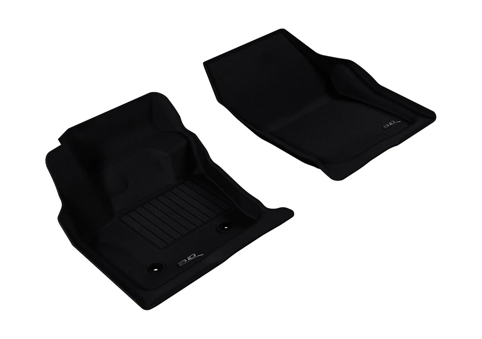 Kagu Custom Fit Liners Black 1st Row Floor Mats for 2013-2016 Fusion/Lincoln MKZ Foto 1 de 4