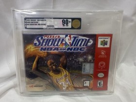 NBA Showtime: NBA on NBC (Nintendo 64, 1999) Graded VGA 90+ GOLD like WATA CGC
