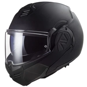 LS2 FF906 Advant Flip Over Flip Front Motorcycle Helmet Black White Motorbike - Picture 1 of 12