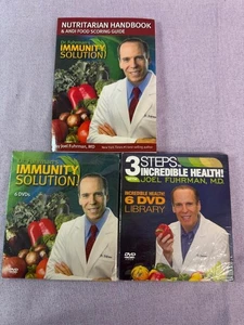 DVDs/Book: Dr. Joel Fuhrman: Immunity Solution & Steps to Incredible Health NEW! - Picture 1 of 3