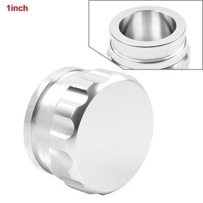 Zoll silberner Aluminium-Einfüllstutzen zum Anschweißen mit Deckel für Öl- GZ - Image 1 of 4