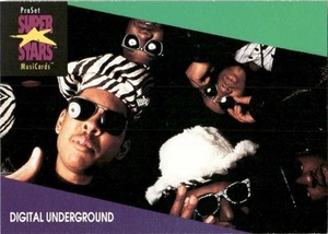 1991 ProSet Super Stars MusiCards Rock Pop Rap Digital Underground Set Break - Picture 1 of 2