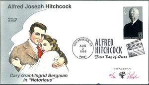 Alfred Hitchcock First Day Cover by Collins Featuring Notorious - Picture 1 of 1