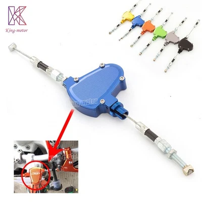 Motorcycle Dirtbike Bluek Stunt Clutch Pull Cable Lever Replacement Easy System - Изображение 1 из 4