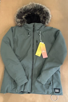 Chaqueta curva para niñas O'Neill nueva con etiquetas talla: XL/TG 2P5022D verde bálsamo Foto 1 de 4