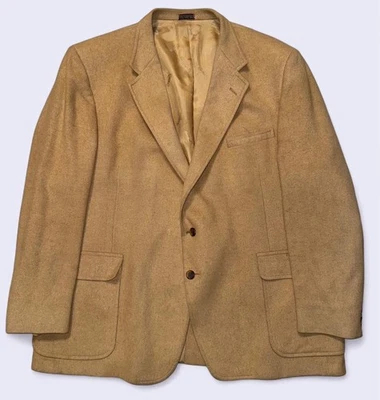 Vintage 1980s–1990s Christian Brooks 100% Cashmere Blazer Sport Coat Size 46R - Image 1 of 4