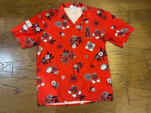 Los Angeles Angels Hawaiian Print Shirt Interactive Mortgage Fan Giveaway - Picture 1 of 4