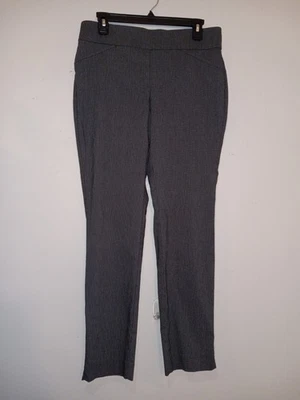 Pantalones ajustados Charter Club Cambridge 12 gris pequeño para mujer’s Foto 1 de 4