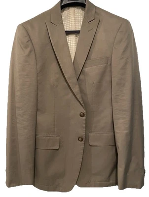 John Varvatos Sport Coat 38 R Luxury Cotton Blend 2 Button Double Vented Jacket - Image 1 of 4
